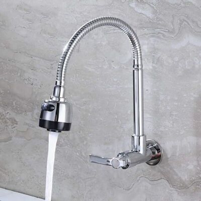ACKERMAN Robinet De Cuisine Universel Robinet D'Évier De Cuisine Froid Simple Robinet De Cuisine En Laiton De Haute Qualité Robinet Mural - Publicité ACKERMAN Robinet De Cuisine Universel Robinet D'Évier De Cuisine Froid Simple Robinet De Cuisine En Laiton De Haute Qualité Robinet Mural - Publicité