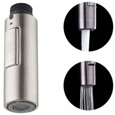 ACKERMAN Embout Robinet Cuisine De Rechange Douchettetête De Robinet Amovible Universelle G1/2 Acier Inoxydable Sus304 Brossée, Pfs200-bs - Publicité ACKERMAN Embout Robinet Cuisine De Rechange Douchettetête De Robinet Amovible Universelle G1/2 Acier Inoxydable Sus304 Brossée, Pfs200-bs - Publicité