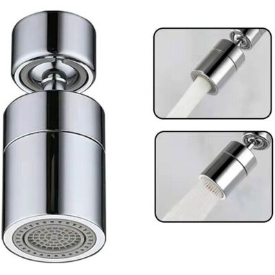 PELTOR Aérateur De Robinet(argent), 360° Pivotant Embout Robinet Cuisine, 2 Modes Mousseur Robinet Economie Eau, Brise Jet Filtre Robinet Cuisine Salle De Bain Lavabo - Publicité PELTOR Aérateur De Robinet(argent), 360° Pivotant Embout Robinet Cuisine, 2 Modes Mousseur Robinet Economie Eau, Brise Jet Filtre Robinet Cuisine Salle De Bain Lavabo - Publicité