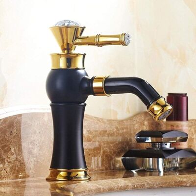 ACKERMAN Robinet De Lavabo, Robinet À Poignée Unique En Or, Robinet De Cuisine Européen, Robinet En Laiton, Robinet Pivotant En Cristal À Poignée Unique, Robinet D'Eau Chaude Et Froide, Installation Sur Compto - Publicité ACKERMAN Robinet De Lavabo, Robinet À Poignée Unique En Or, Robinet De Cuisine Européen, Robinet En Laiton, Robinet Pivotant En Cristal À Poignée Unique, Robinet D'Eau Chaude Et Froide, Installation Sur Compto - Publicité