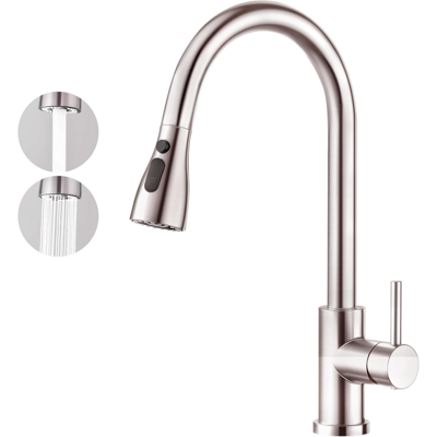 Generic Robinet De Cuisine Avec Douchette Mitigeur, Robinet Extensible, 2 Modes De Douchette, Robinet Rotatif À 360°, Robinet De Cuisine En Acier Inoxydable - Publicité Generic Robinet De Cuisine Avec Douchette Mitigeur, Robinet Extensible, 2 Modes De Douchette, Robinet Rotatif À 360°, Robinet De Cuisine En Acier Inoxydable - Publicité