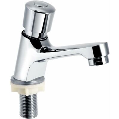 ABYSSE Autres Robinet Temporisé Chromé À Fermeture Automatique Économie D'Eau Temporisation Du Robinet D'Évier Du Lavabo Robinet Pour La Cuisine Salle De Bains Public Argent - Publicité ABYSSE Autres Robinet Temporisé Chromé À Fermeture Automatique Économie D'Eau Temporisation Du Robinet D'Évier Du Lavabo Robinet Pour La Cuisine Salle De Bains Public Argent - Publicité