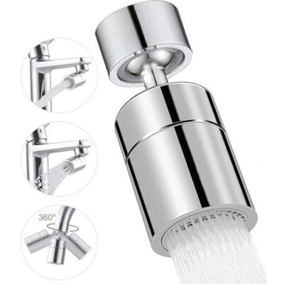 Zanussi Argent,aérateur De Robinet, 360° Pivotant Embout Robinet Cuisine, 2 Modes Mousseur Robinet Economie Eau, Pour Robinet Pour Éviers De Cuisine Salle De Bain Lavabo - Publicité Zanussi Argent,aérateur De Robinet, 360° Pivotant Embout Robinet Cuisine, 2 Modes Mousseur Robinet Economie Eau, Pour Robinet Pour Éviers De Cuisine Salle De Bain Lavabo - Publicité