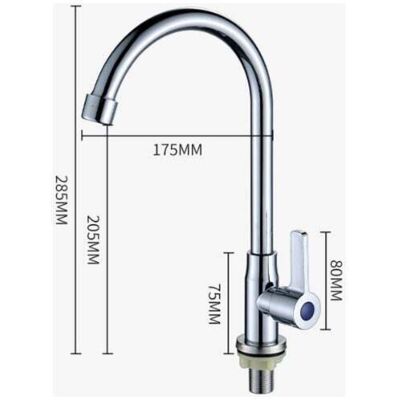 URSUS Robinet En Laiton Robinet D'Eau Froide Unique Fournitures De Cuisine Bassin De Légumes Robinet D'Évier Robinet D'Eau En Alliage De Zinc Robinet De Cuisine Vertical Distributeur D'Eau D'Évier Sur Pied - Publicité URSUS Robinet En Laiton Robinet D'Eau Froide Unique Fournitures De Cuisine Bassin De Légumes Robinet D'Évier Robinet D'Eau En Alliage De Zinc Robinet De Cuisine Vertical Distributeur D'Eau D'Évier Sur Pied - Publicité