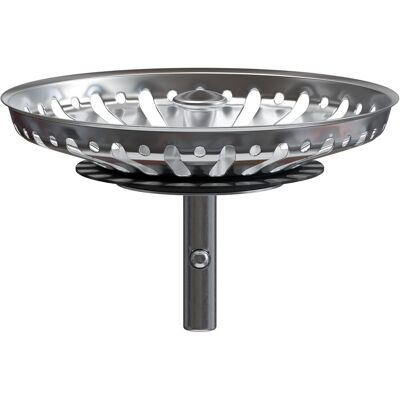 GRASSLIN 1 - Bouchon Évier - Filtre Cuisine - Acier Inoxydable - Panier Crépine Pop-up - Compatible Lave-vaisselle - Universel - Argent - 8,4cm - Publicité GRASSLIN 1 - Bouchon Évier - Filtre Cuisine - Acier Inoxydable - Panier Crépine Pop-up - Compatible Lave-vaisselle - Universel - Argent - 8,4cm - Publicité