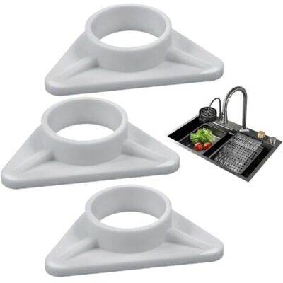 SCORPIO 3 Pièces Renfort D'Évier Pour Évier En Acier Inoxydable, Plaque De Stabilisation Pour Robinetterie, Triangle Renfort D’évier En Plastique Pour Robinetterie D'Éviers En Acier Inoxydable(36 Mm) - Publicité SCORPIO 3 Pièces Renfort D'Évier Pour Évier En Acier Inoxydable, Plaque De Stabilisation Pour Robinetterie, Triangle Renfort D’évier En Plastique Pour Robinetterie D'Éviers En Acier Inoxydable(36 Mm) - Publicité