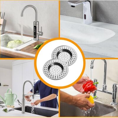 OEM 1 Pcs, Évier Filtre De Vidange, Grille Evier Cuisine, En Acier Inoxydable, Pour Évier De Cuisine/salle De Bain, Anti-obstruction,7.7 X 0.8 Cm - Publicité OEM 1 Pcs, Évier Filtre De Vidange, Grille Evier Cuisine, En Acier Inoxydable, Pour Évier De Cuisine/salle De Bain, Anti-obstruction,7.7 X 0.8 Cm - Publicité