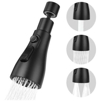 BRAST Ymyny Douchette Evier Cuisine Robinet 360 Degres, 3 Modes Embout Robinet Cuisine Avec Aerateur, Mitigeur Evier Cuisine Tete De Robinet Rotative, Adaptateur Robinet Universal Orientable - Publicité BRAST Ymyny Douchette Evier Cuisine Robinet 360 Degres, 3 Modes Embout Robinet Cuisine Avec Aerateur, Mitigeur Evier Cuisine Tete De Robinet Rotative, Adaptateur Robinet Universal Orientable - Publicité