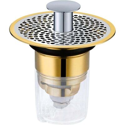 Scotch Bonde Lavabo Universel 34-37mm Avec Plaque Filtre Et Tamis Anti-bouchage Pour Évier Salle De Bain - Publicité Scotch Bonde Lavabo Universel 34-37mm Avec Plaque Filtre Et Tamis Anti-bouchage Pour Évier Salle De Bain - Publicité