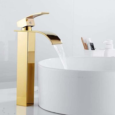 Scotch Robinet Lavabo Cascade – Mitigeur D'Évier À Buse Plate – Eau Chaude/froide – Finition Chromée Moderne – Installation Facile - Publicité Scotch Robinet Lavabo Cascade – Mitigeur D'Évier À Buse Plate – Eau Chaude/froide – Finition Chromée Moderne – Installation Facile - Publicité