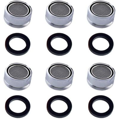 Melissa Filtre De Robinet, 6 Pièces, Accessoires D'Économie D'Eau, Régulateur De Pulvérisation D'Aérateur, Filtre D'Aérateur De Cuisine Et De Salle De Bains - Publicité Melissa Filtre De Robinet, 6 Pièces, Accessoires D'Économie D'Eau, Régulateur De Pulvérisation D'Aérateur, Filtre D'Aérateur De Cuisine Et De Salle De Bains - Publicité