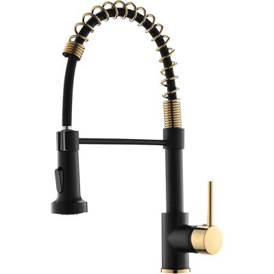 OEM Miigeur Cuisine Robinet De Cuisine Mono Commande Rotation 360° Robinet Évier Modern Design Inox 304 Noir - Publicité OEM Miigeur Cuisine Robinet De Cuisine Mono Commande Rotation 360° Robinet Évier Modern Design Inox 304 Noir - Publicité
