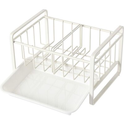 URSUS Organiseur D'Évier Avec Égouttoir Et Cloison De Séparation Pour La Cuisine, Accessoire De Cuisine, Porte-ustensiles En Acier Inoxydable, Blanc - Publicité URSUS Organiseur D'Évier Avec Égouttoir Et Cloison De Séparation Pour La Cuisine, Accessoire De Cuisine, Porte-ustensiles En Acier Inoxydable, Blanc - Publicité