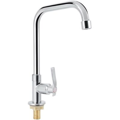 MOXIE Sjlerst Robinet D'Eau D'Évier De Cuisine À Poignée Unique Moderne G1/2in Robinet D'Eau Froide Accessoire Pour La Maison - Publicité MOXIE Sjlerst Robinet D'Eau D'Évier De Cuisine À Poignée Unique Moderne G1/2in Robinet D'Eau Froide Accessoire Pour La Maison - Publicité
