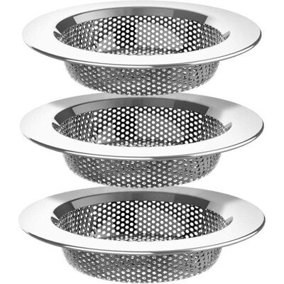 Scotch Passoire D'Évier De Cuisine En Acier Inoxydable Crépine De Vidange Lave-vaisselle Lot De 3 - Publicité Scotch Passoire D'Évier De Cuisine En Acier Inoxydable Crépine De Vidange Lave-vaisselle Lot De 3 - Publicité
