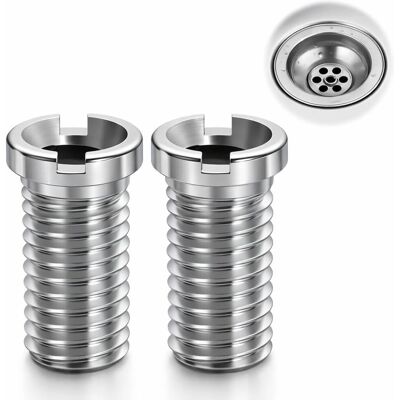 GRASSLIN 2 Pcs - Vis Creuse - Filtre Évier - Fixation Crépine - Remplacement Bonde Cuisine - Acier Inoxydable - Argent - M12x25 Cm - Publicité GRASSLIN 2 Pcs - Vis Creuse - Filtre Évier - Fixation Crépine - Remplacement Bonde Cuisine - Acier Inoxydable - Argent - M12x25 Cm - Publicité