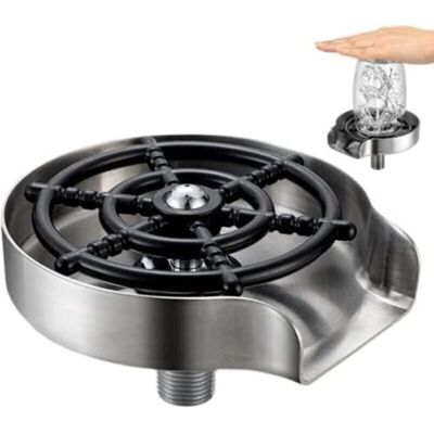 Zanussi Robinet Automatique En Métal Pour Évier De Cuisine Avec Pulvérisateur Latéral, Rinceur En Verre, Nettoyeur De Tasse À Café, Accessoires De Nettoyage De Cuisine - Publicité Zanussi Robinet Automatique En Métal Pour Évier De Cuisine Avec Pulvérisateur Latéral, Rinceur En Verre, Nettoyeur De Tasse À Café, Accessoires De Nettoyage De Cuisine - Publicité