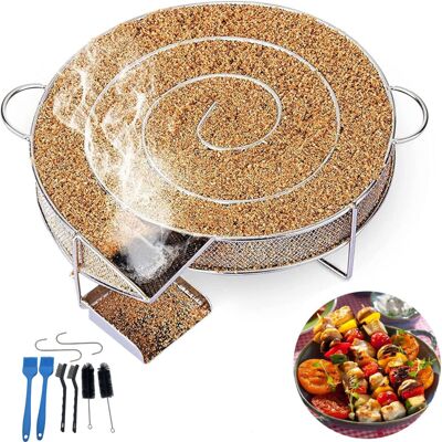 ACKERMAN – Générateur De Fumée Froide En Acier Inoxydable – Durée De Combustion 5 À 12 Heures – Compatible Barbecues À Gaz Et Charbon – Fume Viande, Poisson, Fromage - Publicité ACKERMAN – Générateur De Fumée Froide En Acier Inoxydable – Durée De Combustion 5 À 12 Heures – Compatible Barbecues À Gaz Et Charbon – Fume Viande, Poisson, Fromage - Publicité