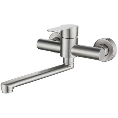 Scotch Robinet Mural Cuisine Inox 304 – Pivotant 360° Pour Évier Double Bac – Mousseur Anti-éclaboussures – Économie D'Eau Jusqu'à 30% - Publicité Scotch Robinet Mural Cuisine Inox 304 – Pivotant 360° Pour Évier Double Bac – Mousseur Anti-éclaboussures – Économie D'Eau Jusqu'à 30% - Publicité