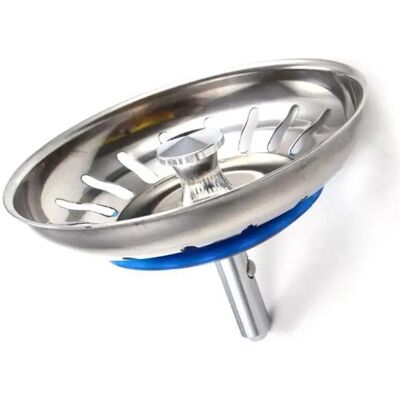 Vision Bouchon De Crépine D'Évier De Cuisine - Bouchon D'Évier Universel, Acier Inoxydable, Compatible Lave-vaisselle (80 Mm) - Publicité Vision Bouchon De Crépine D'Évier De Cuisine - Bouchon D'Évier Universel, Acier Inoxydable, Compatible Lave-vaisselle (80 Mm) - Publicité