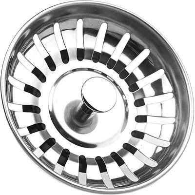 GRASSLIN 1 Bonde D'Évier Acier Inoxydable 304 Diamètre 78 Mm Filtre Déchets Double Fonction Cuisine - Publicité GRASSLIN 1 Bonde D'Évier Acier Inoxydable 304 Diamètre 78 Mm Filtre Déchets Double Fonction Cuisine - Publicité