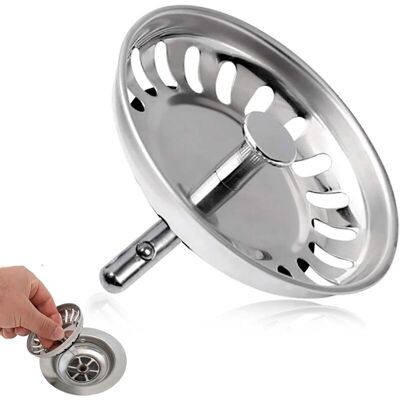 Melissa Filtre Évier Cuisine, Bouchon D Evier, Filtre À Évier En Acier Inoxydable, Bouchon Evier Inox, Compatible Avec La Plupart Des Éviers(diamètre: 78mm) - Publicité Melissa Filtre Évier Cuisine, Bouchon D Evier, Filtre À Évier En Acier Inoxydable, Bouchon Evier Inox, Compatible Avec La Plupart Des Éviers(diamètre: 78mm) - Publicité