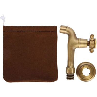 MOXIE Sjlerst Robinet Laiton Antique, Robinet De Jardin En Laiton Massif Vintage Fixé Au Mur Filetage G1 / 2 Pour Piscine Lavabo Evier De Cuisine(long) - Publicité MOXIE Sjlerst Robinet Laiton Antique, Robinet De Jardin En Laiton Massif Vintage Fixé Au Mur Filetage G1 / 2 Pour Piscine Lavabo Evier De Cuisine(long) - Publicité