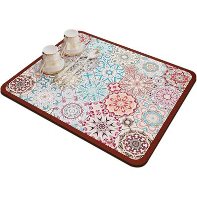 PELTOR (40 X 50 Cm, Rouge) Tapis Egouttoir Vaisselle, Tapis Absorbant Vaisselle En Nanofibres À Séchage Rapide, Tapis De Séchage Vaisselle Absorbant Pour Les Comptoirs De Restaurant De Cuisine De Ba - Publicité PELTOR (40 X 50 Cm, Rouge) Tapis Egouttoir Vaisselle, Tapis Absorbant Vaisselle En Nanofibres À Séchage Rapide, Tapis De Séchage Vaisselle Absorbant Pour Les Comptoirs De Restaurant De Cuisine De Ba - Publicité