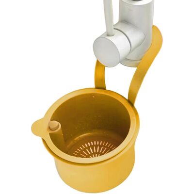 GRASSLIN Passoire Suspendue De Robinet, Drainage Pour Évier Cuisine, Égouttoir Evier, Le Lavage Organisateur Dans L'Évier La Cuisine Yellow -'Yellow'yellow'- - Publicité GRASSLIN Passoire Suspendue De Robinet, Drainage Pour Évier Cuisine, Égouttoir Evier, Le Lavage Organisateur Dans L'Évier La Cuisine Yellow -'Yellow'yellow'- - Publicité