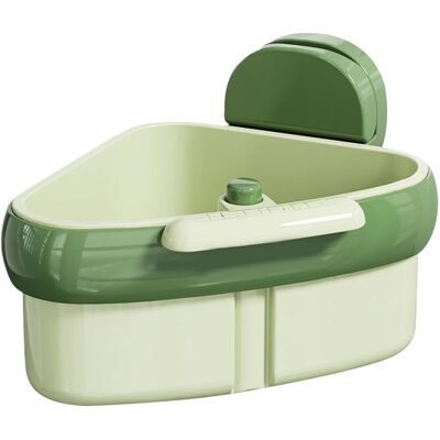 GRASSLIN 1 Crépine D'Évier, Triangle, Abs, Vidage Automatique, Accessoire Cuisine, Rangement Éponge - Publicité GRASSLIN 1 Crépine D'Évier, Triangle, Abs, Vidage Automatique, Accessoire Cuisine, Rangement Éponge - Publicité
