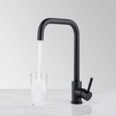 OEM Robinet De Cuisine Nacrée Noire Mitigeur D'Evier Pivotant 360° Flexible Robinetterie De Cuisine En 304 Acier Inox Peinture Cuisson Résistant À La Corrosion - Publicité OEM Robinet De Cuisine Nacrée Noire Mitigeur D'Evier Pivotant 360° Flexible Robinetterie De Cuisine En 304 Acier Inox Peinture Cuisson Résistant À La Corrosion - Publicité