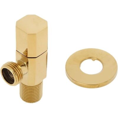 MOXIE Vanne D'Arrêt D'Eau, Robinet D'Arrêt D'Eau Chaude/froide En Laiton Vanne D'Angle Salle De Bain Mitigeur De Toilette Pour Évier Salle De Bain Toilette Lavabo Cuisine - Publicité MOXIE Vanne D'Arrêt D'Eau, Robinet D'Arrêt D'Eau Chaude/froide En Laiton Vanne D'Angle Salle De Bain Mitigeur De Toilette Pour Évier Salle De Bain Toilette Lavabo Cuisine - Publicité