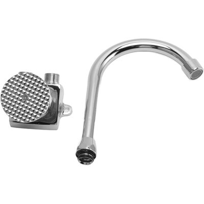 HEAT Robinet De Lavabo À Pédale Pour Évier De Cuisine, Robinet À Pédale Sur Pied, Ensemble De Robinet À Double Sortie D'Eau - Publicité HEAT Robinet De Lavabo À Pédale Pour Évier De Cuisine, Robinet À Pédale Sur Pied, Ensemble De Robinet À Double Sortie D'Eau - Publicité