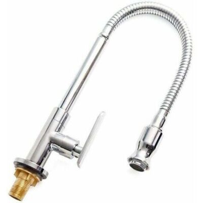 ABYSSE Robinet De Cuisine Extérieur 360 ° Rotatif Monotrou Mitigeur Robinet De Cuisine Eau Froide Robinet De Buanderie - Publicité ABYSSE Robinet De Cuisine Extérieur 360 ° Rotatif Monotrou Mitigeur Robinet De Cuisine Eau Froide Robinet De Buanderie - Publicité