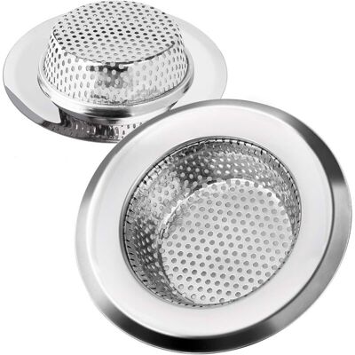 Melissa Filtre À Évier Cuisine Filtre De Vidange En Acier Inoxydable Drains D’evier Durables Anti-colmatage Crépine Idéal Pour Éviers De Maison Cuisine Bain Lavabo, 11.3cm De Diamètre 2 Pièces - Publicité Melissa Filtre À Évier Cuisine Filtre De Vidange En Acier Inoxydable Drains D’evier Durables Anti-colmatage Crépine Idéal Pour Éviers De Maison Cuisine Bain Lavabo, 11.3cm De Diamètre 2 Pièces - Publicité