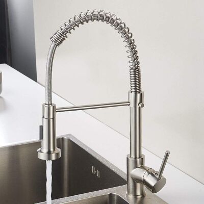 OEM Miigeur Cuisine Robinet De Cuisine Mono Commande Rotation 360° Robinet Évier Modern Design Inox 304 Noir - Publicité OEM Miigeur Cuisine Robinet De Cuisine Mono Commande Rotation 360° Robinet Évier Modern Design Inox 304 Noir - Publicité
