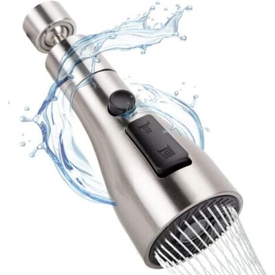 SCORPIO Mousseur Robinet Pivotant À 360,tête De Dobinet Économiseur D'Eau,embout Robinet Cuisine, Brise-jet Robinet Avec Adaptateur Fm22/m24 Accessoire Pour Rallonge Robinet - Publicité SCORPIO Mousseur Robinet Pivotant À 360,tête De Dobinet Économiseur D'Eau,embout Robinet Cuisine, Brise-jet Robinet Avec Adaptateur Fm22/m24 Accessoire Pour Rallonge Robinet - Publicité