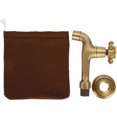 MOXIE Sjlerst Robinet Laiton Antique, Robinet De Jardin En Laiton Massif Vintage Fixé Au Mur Filetage G1 / 2 Pour Piscine Lavabo Evier De Cuisine(long) - Publicité MOXIE Sjlerst Robinet Laiton Antique, Robinet De Jardin En Laiton Massif Vintage Fixé Au Mur Filetage G1 / 2 Pour Piscine Lavabo Evier De Cuisine(long) - Publicité