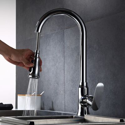 Melissa Robinet Cuisine Avec Douchette Pivotant À 360° À Ressort De Pulvérisation Avec Tuyaux Mitigeur Monocommande Evier Froide Et Chaud Disponible (argent),debuns - Publicité Melissa Robinet Cuisine Avec Douchette Pivotant À 360° À Ressort De Pulvérisation Avec Tuyaux Mitigeur Monocommande Evier Froide Et Chaud Disponible (argent),debuns - Publicité