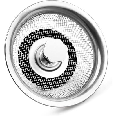 Scotch Aiperq 2 Pièces Acier Inoxydable Bouchon Crépine D'Évier, Filtre À Évier De Cuisine, Panier Pour Bonde D'Évier De Cuisine, Crépine Cuisine Grille Evier Pour Cuisine Salle Bain Evier(84mm) - Publicité Scotch Aiperq 2 Pièces Acier Inoxydable Bouchon Crépine D'Évier, Filtre À Évier De Cuisine, Panier Pour Bonde D'Évier De Cuisine, Crépine Cuisine Grille Evier Pour Cuisine Salle Bain Evier(84mm) - Publicité