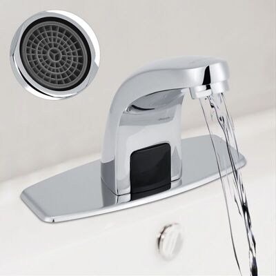 MOXIE Sjlerstrobinet De Lavabo Automatique, Mains Libres Robinet Électronique D'Eau Froide Et Chaude Évier Intelligent Robinet Salle De Bains Cuisine - Publicité MOXIE Sjlerstrobinet De Lavabo Automatique, Mains Libres Robinet Électronique D'Eau Froide Et Chaude Évier Intelligent Robinet Salle De Bains Cuisine - Publicité
