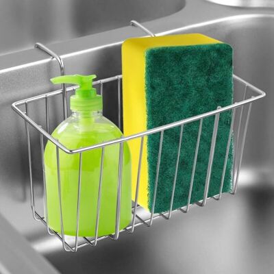 Scotch Aiperq – Porte-éponge Évier Cuisine En Acier Inoxydable 304 – Résistant À La Rouille Et À La Corrosion – Séchage Rapide Et Ventilation Optimale - Publicité Scotch Aiperq – Porte-éponge Évier Cuisine En Acier Inoxydable 304 – Résistant À La Rouille Et À La Corrosion – Séchage Rapide Et Ventilation Optimale - Publicité