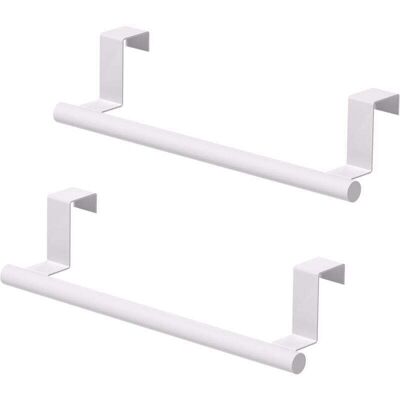 Zanussi Porte-serviettes Sur Armoire, Porte-serviettes De Cuisine Sur Porte De Placard, Porte-serviettes En Acier Inoxydable Pour Porte D'Armoire, Blanc, Paquet De 2 - Publicité Zanussi Porte-serviettes Sur Armoire, Porte-serviettes De Cuisine Sur Porte De Placard, Porte-serviettes En Acier Inoxydable Pour Porte D'Armoire, Blanc, Paquet De 2 - Publicité