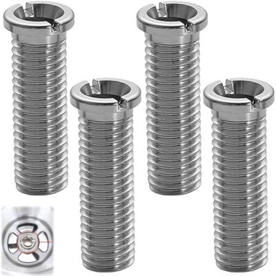 GRASSLIN Lot De 4 Vis Creuses M12, Acier Inoxydable 304, 35 Mm, Pour Évier Cuisine Et Bar - Publicité GRASSLIN Lot De 4 Vis Creuses M12, Acier Inoxydable 304, 35 Mm, Pour Évier Cuisine Et Bar - Publicité