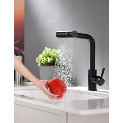 OEM 1 Robinet De Cuisine, Noir, Pivotant 360°, Douchette Extractible, Mitigeur Monocommande, Pour Évier Moderne - Publicité OEM 1 Robinet De Cuisine, Noir, Pivotant 360°, Douchette Extractible, Mitigeur Monocommande, Pour Évier Moderne - Publicité