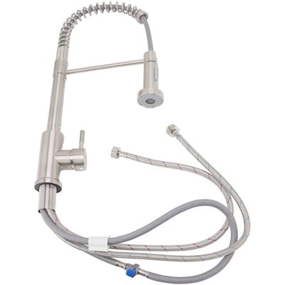 HEAT Robinet De Cuisine Extensible Universel Avec Douchette Extractible Et Chasse D'Eau À Ressort À 360 Degrés - Publicité HEAT Robinet De Cuisine Extensible Universel Avec Douchette Extractible Et Chasse D'Eau À Ressort À 360 Degrés - Publicité