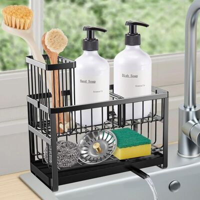 Generic Porte Eponge Evier Cuisine,pour Éponge,support Eponge Evier Cuisine,porte Éponge Avec Plateau D'Égouttage Amovible Sink (2 Niveaux) - Publicité Generic Porte Eponge Evier Cuisine,pour Éponge,support Eponge Evier Cuisine,porte Éponge Avec Plateau D'Égouttage Amovible Sink (2 Niveaux) - Publicité