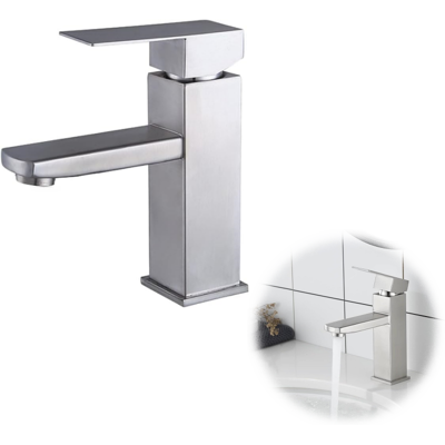 Generic Mélangeur De Bain Chaud Et Froid En Acier Inoxydable Avec Curseur Céramique Silencieux, Monocommande, Mélangeur De Lavabo Mixte À Économie - Publicité Generic Mélangeur De Bain Chaud Et Froid En Acier Inoxydable Avec Curseur Céramique Silencieux, Monocommande, Mélangeur De Lavabo Mixte À Économie - Publicité