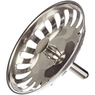 GRASSLIN 1 - Panier De Bonde - Évier Inox - 20 Trous - Drainage Efficace - Pour Cuisine - Argenté - 8,4x5,0cm - Publicité GRASSLIN 1 - Panier De Bonde - Évier Inox - 20 Trous - Drainage Efficace - Pour Cuisine - Argenté - 8,4x5,0cm - Publicité