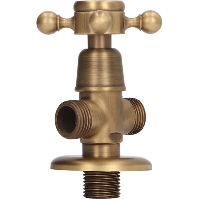 HEAT Robinet D'Arrêt D'Eau D'Angle En Laiton Haute Dureté Style Vintage, Étanchéité Optimale, Robinet D'Eau Chaude Et Froide - Publicité HEAT Robinet D'Arrêt D'Eau D'Angle En Laiton Haute Dureté Style Vintage, Étanchéité Optimale, Robinet D'Eau Chaude Et Froide - Publicité